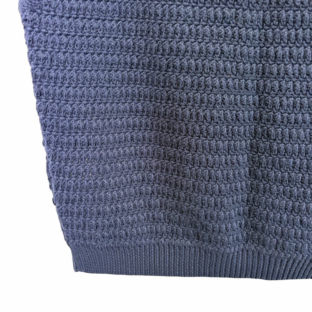 J. Crew Sweater Tank with hand-embellished mirrors in Dark Blue, Size M NWT - Picture 11 of 15